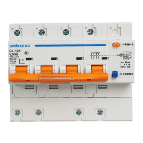 漏电/CL-125(升级)/白色/125A/C型(大体积)/4P