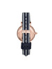 【时计廊】阿玛尼（Emporio Armani) 新款贝母表盘手表女 个性时尚条纹皮带石英表 女AR11224 灰色 商品缩略图3