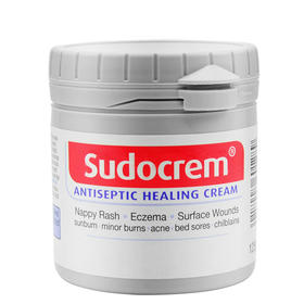 【香港直邮】英国Sudocrem新生婴儿屁屁霜宝宝红屁屁护臀膏屁屁乐清洁面膜125g