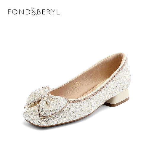 菲伯丽尔蝴蝶结优雅平底单鞋FB31111013 商品图1