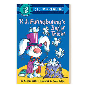 英文原版 Step into Reading 2 - P.J. Funnybunny's Bag of Tricks 搞怪小兔的恶作剧 英文版 进口英语原版书籍
