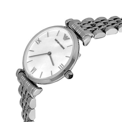 【时计廊】阿玛尼Armani手表 满天星白月光手表轻奢简约欧美表贝母小表盘女表 32mm标准盘AR1682 商品图1