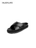 百货世界-INJOYLIFE-交叉棉拖鞋 商品缩略图0