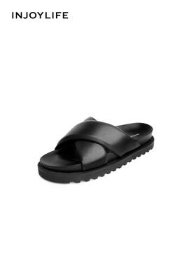 百货世界-INJOYLIFE-交叉棉拖鞋