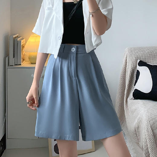 【显瘦！显腿长！】A字西装五分裤女 新款气质显高阔腿裤 宽松舒适西装裤 商品图3