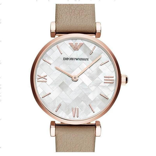 【时计廊】阿玛尼Armani新款皮带时尚休闲石英女士休闲防水手表AR11111 默认颜色 商品图1