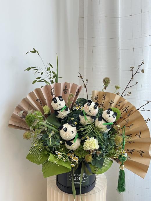 国风小熊猫 · 花桶 商品图1