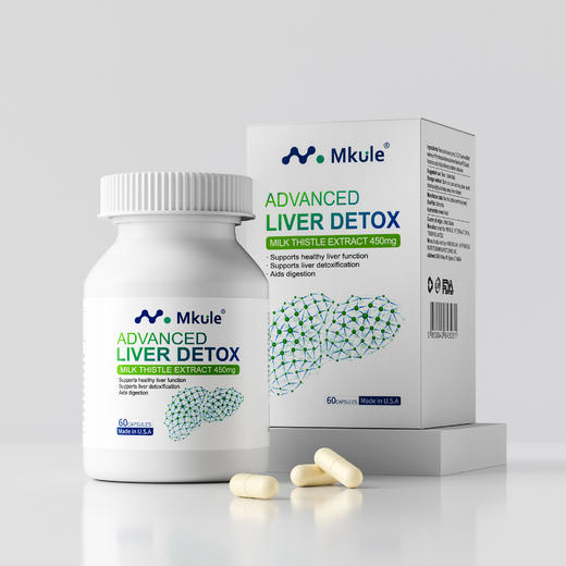 ⁵近效清仓26.5.8美国进口【奶蓟草胶囊】 解酒熬夜皮黄 奶蓟草+水溶性姜黄+朝鲜蓟+谷胱氨肽 60粒/瓶【Mkule 】YY-5-QTT-SA 商品图0