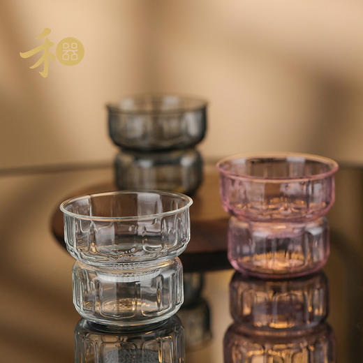 禾器幻彩新品 莲君滤网  高硼硅玻璃茶漏 激光打孔 茶道配件 过滤 商品图0