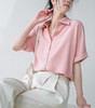 【买一送一！】薄款短袖衬衫女 设计感宽松日系百搭 夏垂感质感上衣 商品缩略图1
