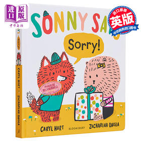 【中商原版】Sonny Says, "Sorry!" 索尼学乖了 对不起 英文原版 进口原版 0岁到5岁 学龄前 儿童纸板图画书 Caryl Hart