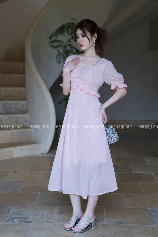 【门店同款】夏季银丝爱心扣连衣裙 151004017 商品图5