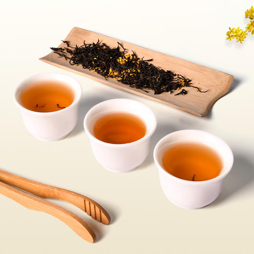 聚芳永【桂花九曲红梅】养颜养胃组合花茶80g铁盒装 商品图5