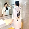 【斩男性感衬衫睡裙】悦动夏日热情。宽松设计，柔软舒适；防晒面料，让你尽情享受阳光；中长裙长，显瘦修身；独特情趣设计，让你充满魅力！ 商品缩略图5
