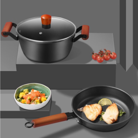 【分仓直发包邮】康巴赫-林格斯特铁锅三件套 22/22/30CM KGL3A