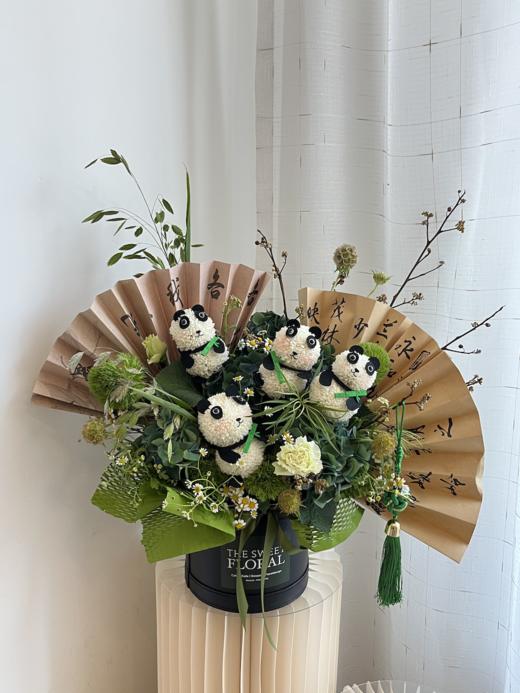 国风小熊猫 · 花桶 商品图2