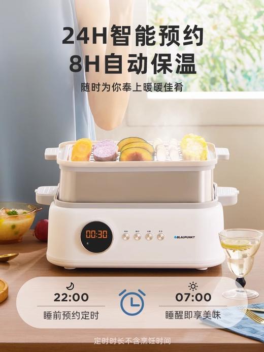 德国蓝宝不锈钢电蒸锅家用多功能蒸箱蒸煮一体锅多层小型蒸汽锅 商品图2