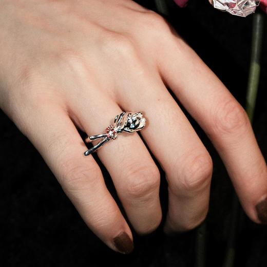 MINT THERAPY 液态蔷薇花戒指 商品图5