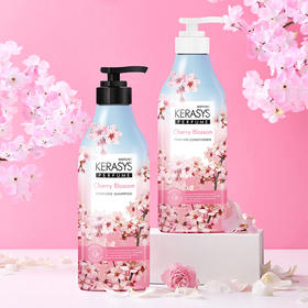 爱敬控油蓬松无硅油洗发水樱花持久留香柔顺改善毛躁洗护套装进口