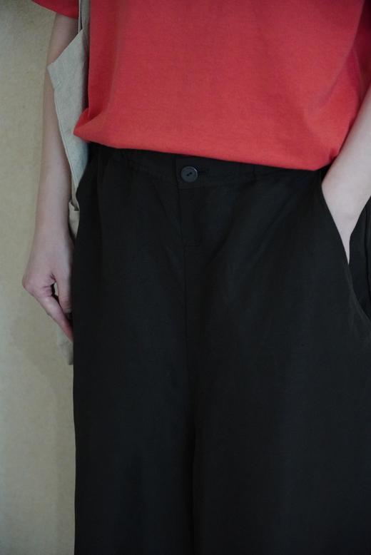 g轻薄阔腿八分裤 商品图3