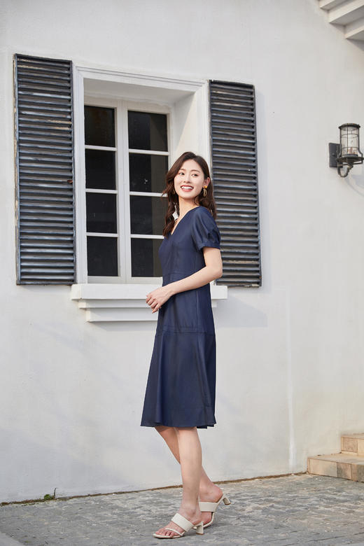 奇威  天丝仿牛仔连衣裙0DB03110 商品图7