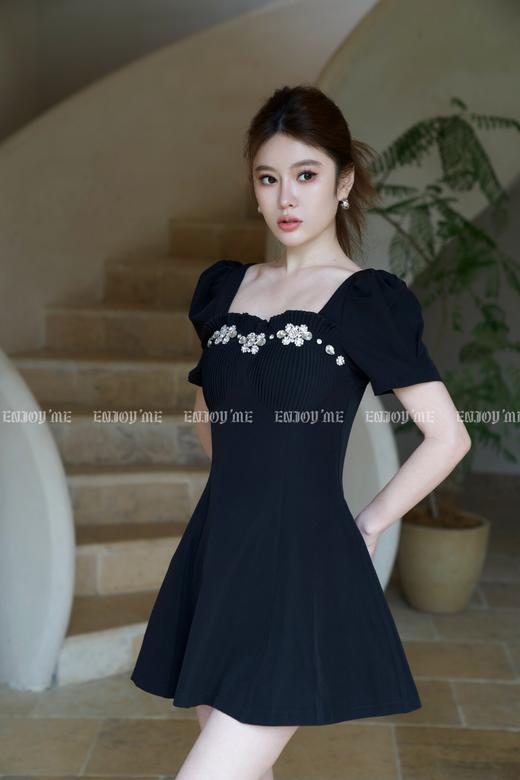 【门店同款】夏季泡泡袖钉钻短西装裙 150999577 商品图3