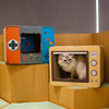 【宠物用品】-创意电视机宠物猫抓板立式耐磨防抓瓦楞纸猫窝 商品缩略图1