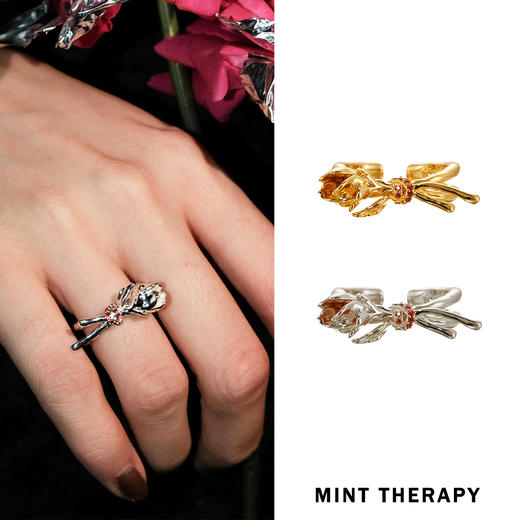 MINT THERAPY 液态蔷薇花戒指 商品图2