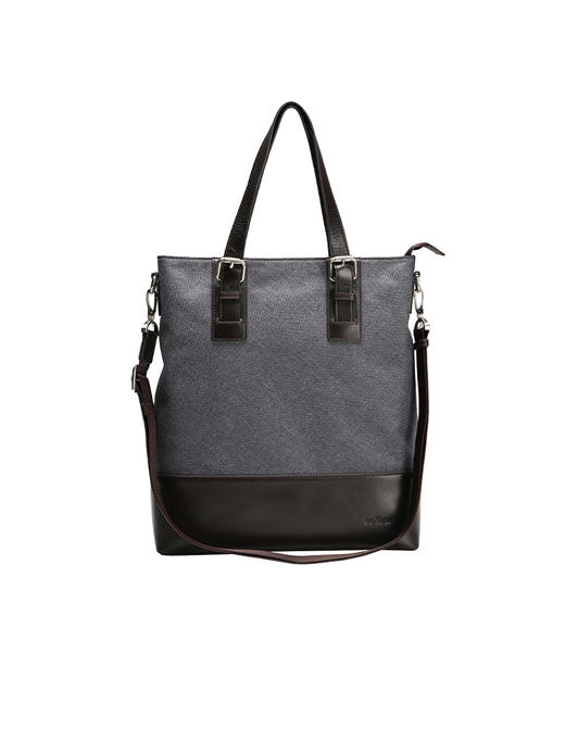 callisto咖色全聚酯纤维手提包 SMCBC009BR 商品图0