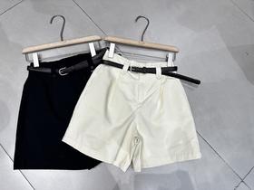 【门店同款】2023年夏季自然-配腰带休闲短裤 151344249