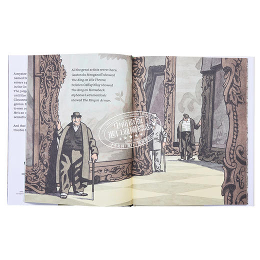 【中商原版】The Incredible Painting of Felix Clousseau 费利克斯·克鲁索不可思议的画作 英文原版 精装 儿童图画书 Jon Agee 商品图6