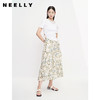 NEELLY纳俪商场同款夏季天丝半身裙女中长款可爱蛋糕裙显瘦时尚N23061E01204 商品缩略图1