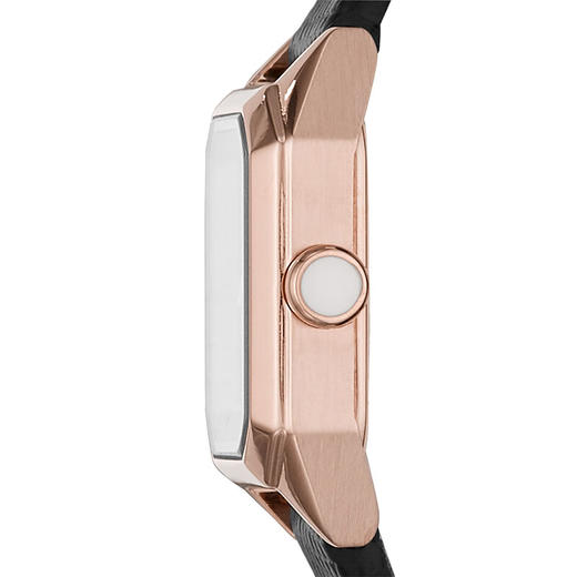 【时计廊】阿玛尼（Armani）手表女 镶钻方形表盘皮带石英时尚女士腕表生日礼物送女友AR11248 商品图2