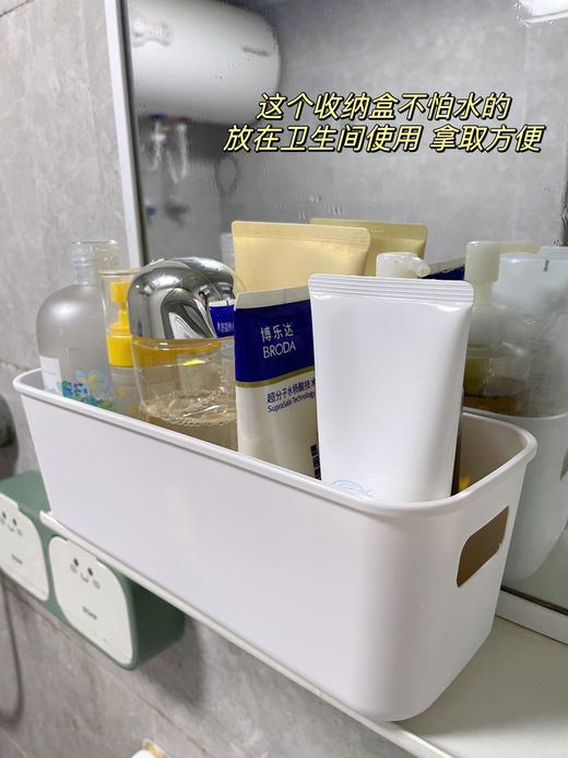 杂物这样收纳‼强迫症都治好了【MAYNOS抽屉分隔收纳盒】加厚材质➕大容量➕双边提手桌面杂物全get 商品图2