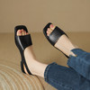 复古简约，纯色一字平底凉鞋WXJ-W1034-8 商品缩略图11