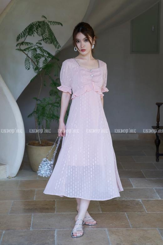 【门店同款】夏季银丝爱心扣连衣裙 151004017 商品图7