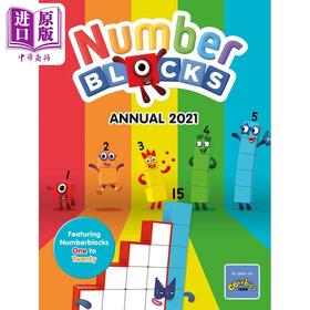 【中商原版】Numberblocks Annual 2021 数字积木字母积木动画年鉴2021 英文原版进口 儿童早教认知游戏书 启蒙图画书精品童书