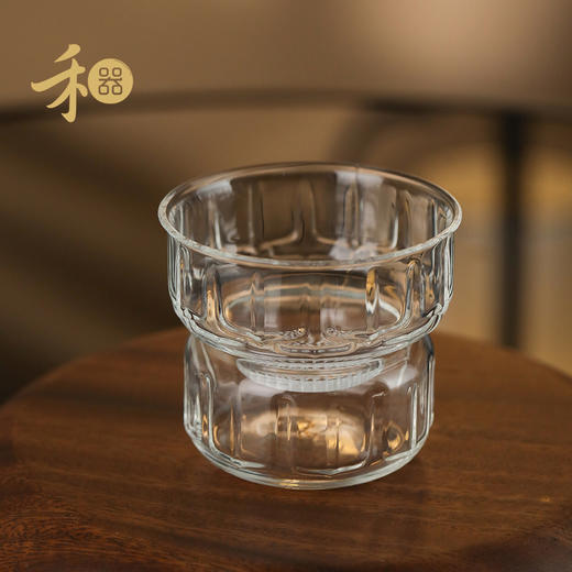 禾器幻彩新品 莲君滤网  高硼硅玻璃茶漏 激光打孔 茶道配件 过滤 商品图6