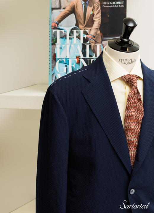 Orazio Luciano Seersucker Wool Suit 商品图1