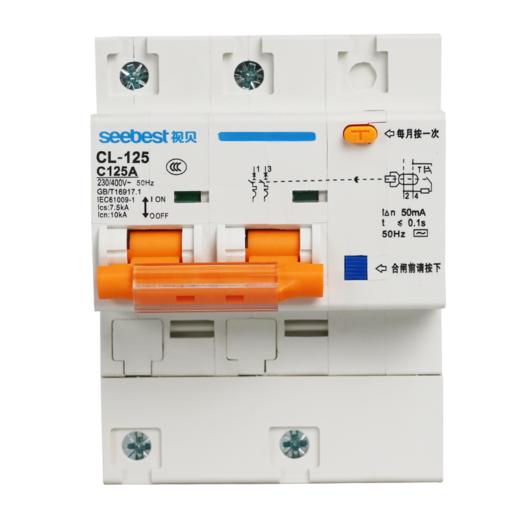 漏电/CL-125(升级)/白色/125A/C型(大体积)/2P 商品图0