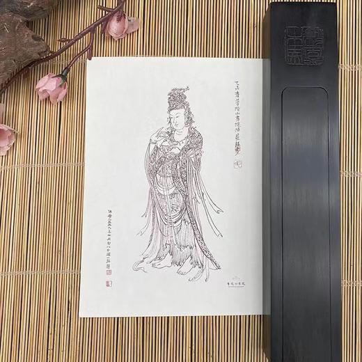 【杨枝观音】手绘观音像摆台 商品图4