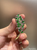 3315105，老坑玻璃帝王绿叶子胸针。具体价格微信咨询 商品缩略图2
