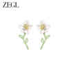 ZEGL设计师初夏物语系列花朵耳环女小众设计感耳钉森系夏天耳饰品 商品缩略图1