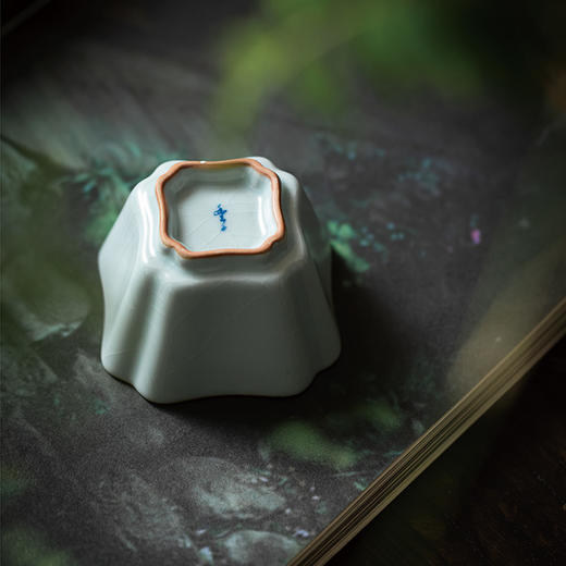 丰子汝窑 四方杯 天青汝瓷开片品茗茶杯主人杯单杯茶盏礼品 商品图1