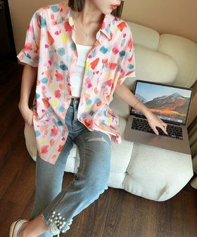 女短袖衬衫335587