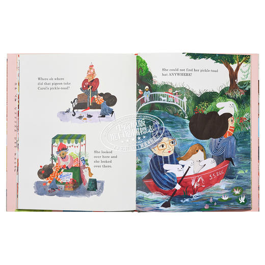 【中商原版】Carol And The Pickle-Toad 罗尔和泡菜 英文原版 进口原版 精装 4岁到8岁 儿童图画故事书 Esmé Shapiro 商品图4