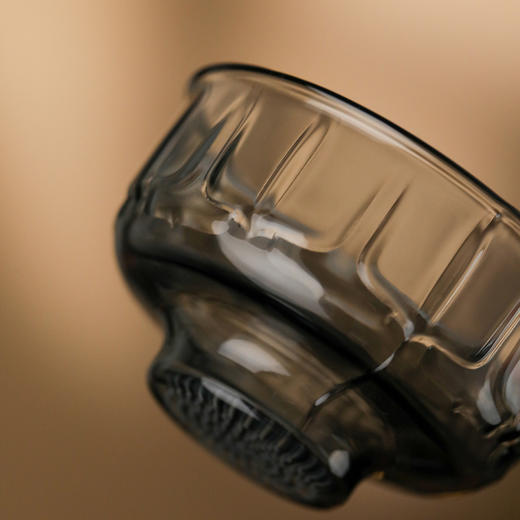 禾器幻彩新品 莲君滤网  高硼硅玻璃茶漏 激光打孔 茶道配件 过滤 商品图10