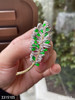 3315105，老坑玻璃帝王绿叶子胸针。具体价格微信咨询 商品缩略图5