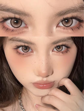Toastnomi日抛美瞳 白桃奶冻 14.2mm