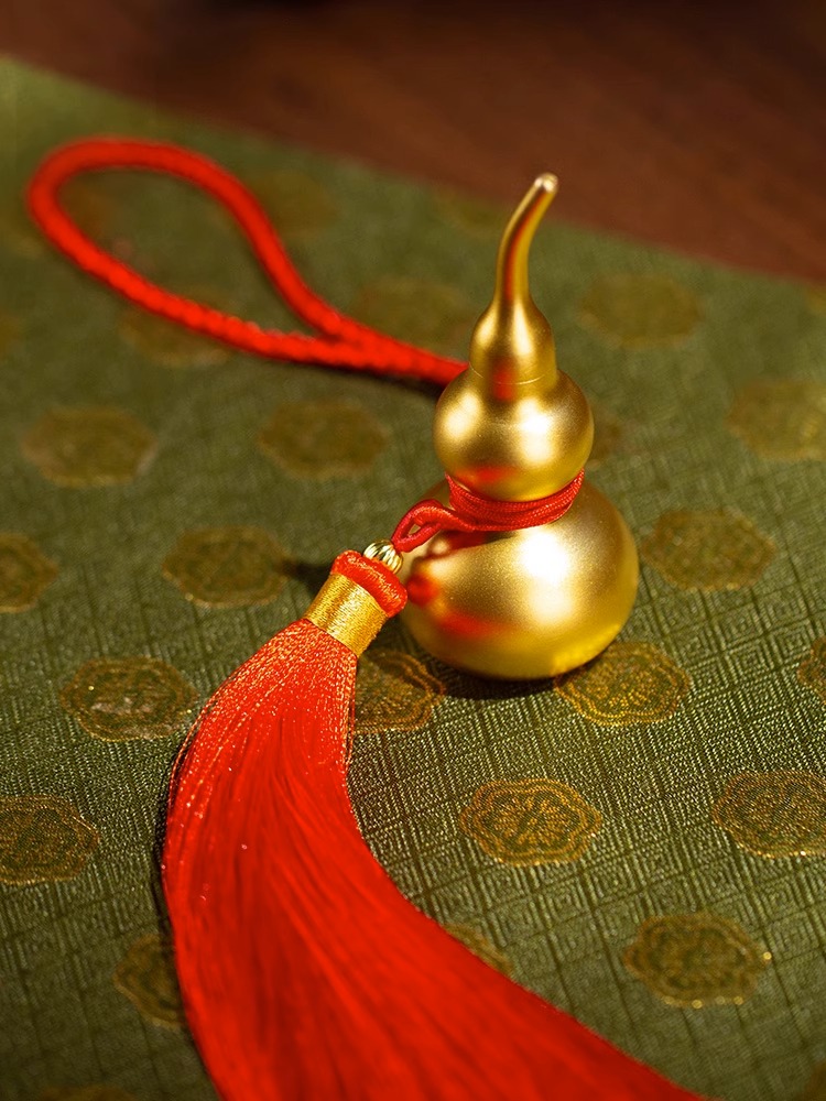 朱炳仁铜 福禄寿喜葫芦车挂家居饰品客厅装饰葫芦摆件铜葫芦挂件